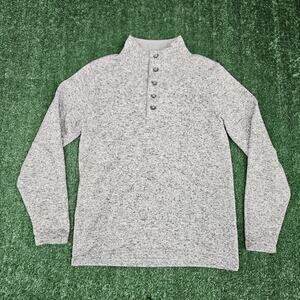 RedHead Sweater Mens Medium Gray Long Sleeve Pullover Outdoors Hiking